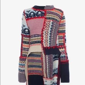 Alexander McQueen Patchwork Crew neck pullover